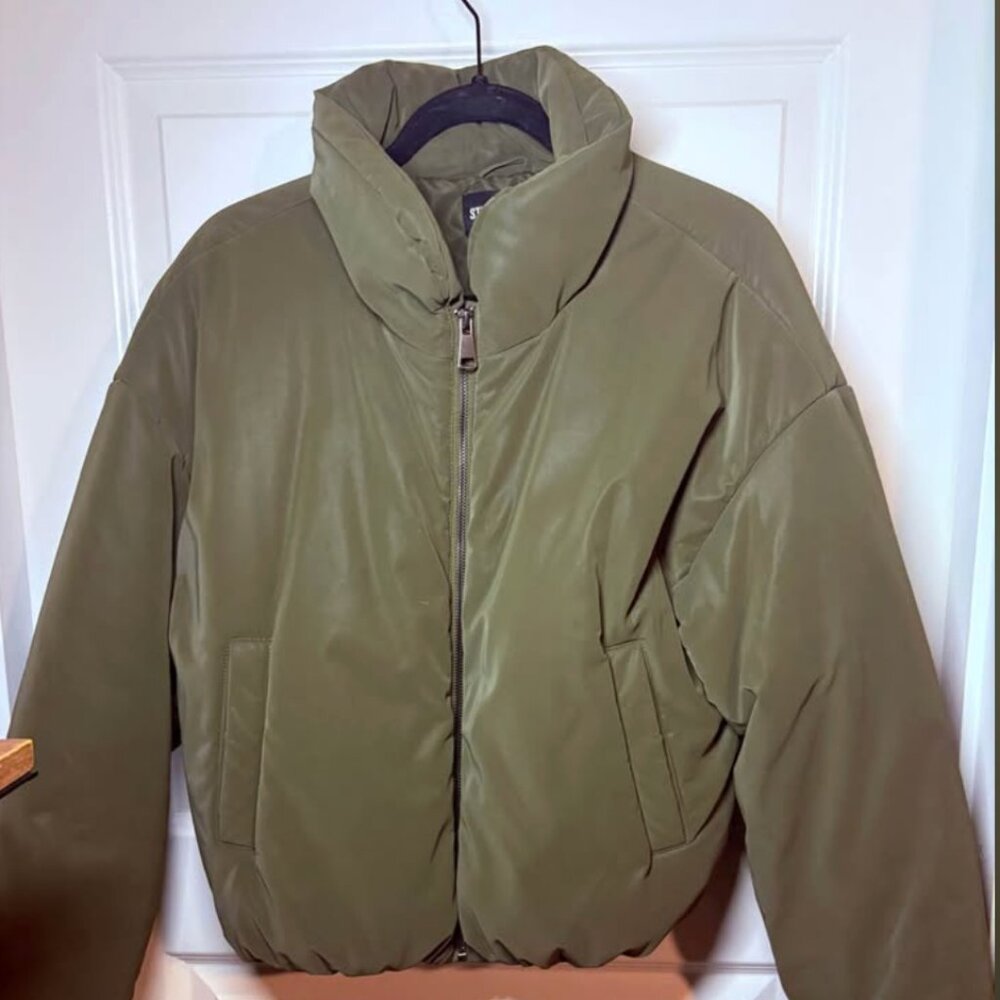 Steve Madden Green Puffer